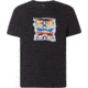 Oakley SunglaShort Sleeve Print Tee - Mens, Dark Grey Hthr, Medium, 457871-29A-M