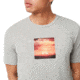 Oakley Sunset Print Tee - Mens, Stone Gray, Small, 457548-22Y-S