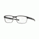 Oakley SURFACE PLATE OX5132 Single Vision Prescription Eyeglasses 513201-52 - Matte Black Frame, Clear Lenses