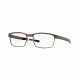 Oakley SURFACE PLATE OX5132 Single Vision Prescription Eyeglasses 513202-54 - Pewter Frame, Clear Lenses