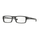 Oakley Tailspin Progressive Prescription Eyeglasses 109901-53 - Satin Black Frame, Clear Lenses