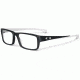 Oakley Tailspin Eyeglasses, Satin Black/White, 57.5 mm OX1099-0455