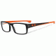 Oakley Tailspin Eyeglasses, Satin Black/Orange, 57.5 mm OX1099-0555