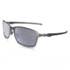 Oakley Tincan Carbon Sunglasses Satin Chrome Frame, Grey Lens-OO6017-01