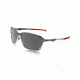 Oakley Tincan Ferrari Edition Mens Sunglasses, Black Chrome Frame, Black Iridium Polarized Lens OO4082-09