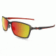 Oakley Tincan Sunglasses Carbon/Carbon Frame, Ruby Iridium Lens-OO6017-07