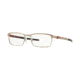 Oakley Tincup Eyeglass Frames 318407-52 - Powder Satin Chrome Frame, Clear Lenses