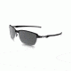 Oakley Tinfoil Mens Sunglasses, Polished Black Frame, Black Iridium Polarized Lens OO4083-06