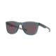 Oakley TRILLBE X OO9340 Single Vision Prescription Sunglasses, 52mm, Matte Crystal Black, OO9340-934015-52-SV