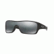 Oakley TURBINE ROTOR OO9307 Sunglasses 930702-32 - Blk/slvrghosttxt Frame, Black Iridium Lenses