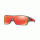 Oakley TURBINE ROTOR OO9307 Sunglasses 930703-32 - Grey Ink Frame, Ruby Iridium Lenses