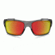 Oakley Turbine Sunglasses - Men's, Grey Ink Frame, Ruby Iridium 63 mm Lenses, OO9263-10