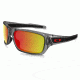 Oakley Turbine Sunglasses - Men's, Grey Ink Frame, Ruby Iridium 63 mm Lenses, OO9263-10