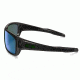 Oakley Turbine Sunglasses - Men's, Grey Smoke Frame, Jade Iridium Polarized 63 mm Lenses, OO9263-09