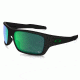 Oakley Turbine Sunglasses - Men's, Moto GP Turbine Matte Black Frame, Jade Iridium 63 mm Lenses, OO9263-15
