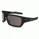 Oakley Turbine Sunglasses - Men's, Matte Black Frame, Warm Grey 63 mm Lenses, OO9263-01