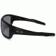 Oakley Turbine Sunglasses - Men's, Polished Black Frame, Black Iridium Polarized 63 mm Lenses, OO9263-08