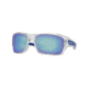 Oakley Turbine Sunglasses - Men's, Polished Clear Frame, Prizm Deep H2O Polarized 63 mm Lenses, OO9263-926354-63