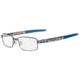 Oakley Twin Shock 52mm Brushed Chrome Progressive Vision Prescription Eyeglasses OX3095-0452