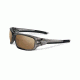 Oakley Valve Asian Fit Sunglasses, Matte Grey Smoke Frame, Titanium Iridium Polarzied OO9243-06
