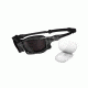 Oakley Wind Jacket Black /Slv Ghost TxtFrame w/ Warm Grey Lenses Men's Prescription Sunglasses OO9142-02