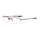 Oakley Wingback Single Vision Prescription Eyeglasses 508904-53 - Brick Frame