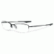 Oakley Wingback Single Vision Prescription Eyeglasses, Gunmetal Frame, OX5089-0251SV