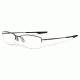 Oakley Wingback Single Vision Prescription Eyeglasses, Pewter Frame, OX5089-0553SV
