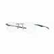 Oakley WINGFOLD EVR OX5118 Single Vision Prescription Eyeglasses 511804-53 - Satin Midnight Frame