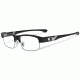 Oakley Yarddog II Mens Eyeglasses, Satin Black Silver Frame, 55mm OX1093-0755
