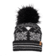 Obermeyer Dallas Knit Pom Hat - Womens, Black, 18049-BLACK-WOMEN