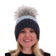Obermeyer Denver Faux Fur Pom Hat - Womens, Ice Ice Baby, 18048-ICE ICE BABY-WOMEN