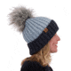 Obermeyer Denver Faux Fur Pom Hat - Womens, Ice Ice Baby, 18048-ICE ICE BABY-WOMEN