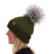 Obermeyer Denver Faux Fur Pom Hat - Womens, Military Time, 18048-MILITARY TIME-WOMEN
