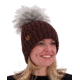 Obermeyer Denver Faux Fur Pom Hat - Womens, Wine-Not, 18048-WINE-NOT-WOMEN