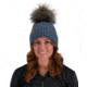 Obermeyer Denver FF Pom Beanie - Womens, Blue Ash, One Size, 18057-21168-ONE SIZE