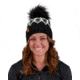 Obermeyer Fair Isle FF Pom Beanie - Womens, Black, One Size, 18068-16009-ONE SIZE