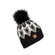 Obermeyer Fair Isle FF Pom Beanie - Womens, Black, One Size, 18068-16009-ONE SIZE