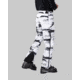 Obermeyer Foraker Shell Pant - Mens, Medium, Short Inseam, White-Out, 25046-22106-MS