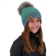 Obermeyer Tucson FF Pom Beanie - Girls, In Too Deep, One Size, 38016-21171-ONE SIZE