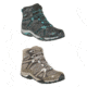 Oboz Lynx Mid B-DRY Hiking Boot - Womens, Black/Aqua, Morel Brown