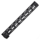 Obsidian Arms 15in M-LOK S-Pattern Handguard, Black Hardcoat, HG-15-MLSP-BLK