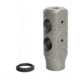 Obsidian Arms 3 Gun Thunder Brake Compensator, .223/5.56, Stainless Steel, OA-MD-223TB3G-SS-A