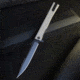 Ocaso Knives Engraved Solstice Folding Knife, 3.5in, CPM S35VN, Clover Pattern/Titanium Handle, Grey, 10ECS