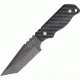 Ocean Master Tanto Fixed Blade Knife, Black PE Blade, Black handle OMTK175T