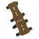 October Mountain Arm Guard, 4 Strap Vented, 57366