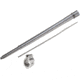ODIN Works AR-15 22 ARC 18in Threaded Barrel, Rifle Gas System, 1/2-28 Threads, 1-7 Twist, 416 Stainless Steel, DMR Profile with .750 Tuneable Gas Block, Stainless Steel, B-22ARC-18-R-TG