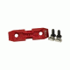 ODIN Works MLOK Low Profile Bipod Adapter, Red ACC-ML-POD-RED