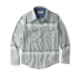 Outerknown Blanket Shirt - Men's, Final Sale, Heather Grey Sunzal Stripe, Extra Small, 1310205-HYP-XX-XS