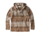 Outerknown The Hooded Blanket Shirt - Men's, Beachwood Sonoran Stripe, Small, 1310244-BSG-XX-S